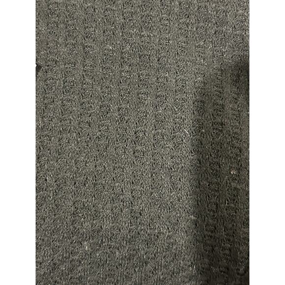 Cozy Knit Black Peplum Boho Shirt Top, Y2K Size Small New York & Company NWT - Picture 3 of 3